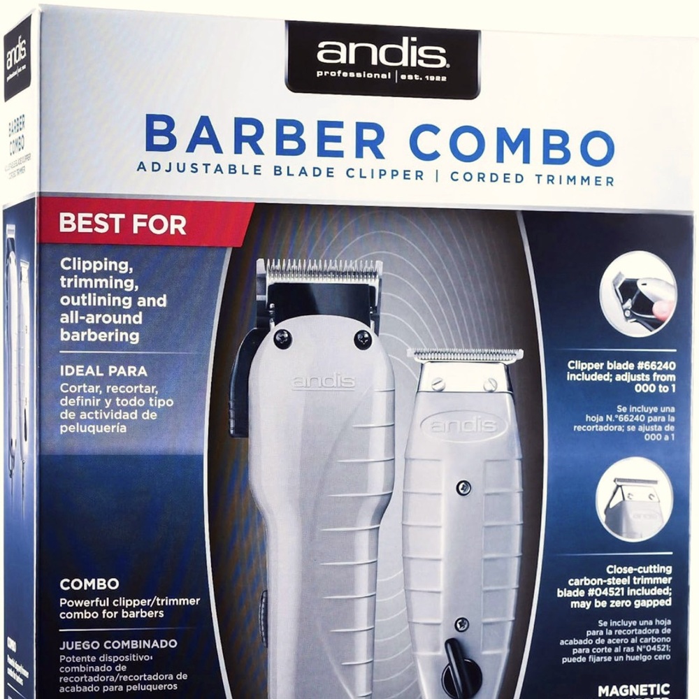 Andis Barber Combo Adj Clipper&T Outliner